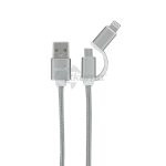 Cable 2 en 1 Micro USB/IPH5-6