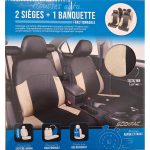 Funda Asientos Delanteros Negro Talla S