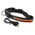 Collar Luminoso con Luz Flash Recargable Talla M 40-52 cm