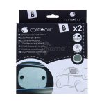 Juego de 2 Parasoles Laterales Cuadradas 36x44 cm - Imagen 3