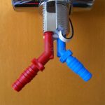 GRIFO LONDON CROMADO NEGRO FRÍA Y CALIENTE - Imagen 3