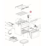 Thetford spares kit - pan support nelson - Imagen 3