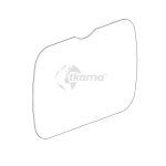 Thetford spares kit.glass lid. argent sink.solid black