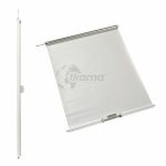 Oscurecedor S4 900 x 600 mm aluminio/blanco