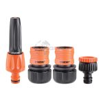 Set lanza rociadora de chorro ajustable y accesorios de 3/4” de Claber