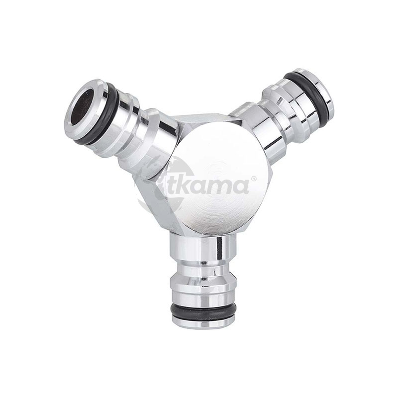 8000625096077.jpg Conector de 3 vías metal-jet de Claber - Imagen 1