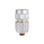 Conector automático 6 esferas aquastop (1/2”-5/8”) metal-jet de Claber