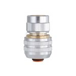 Conector automático 6 esferas aquastop (3/4”) metal-jet de Claber