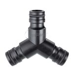 Conector de 3 vías max-flow aquamaster de Claber