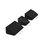 Kit soporte barra portaequipaje Roof Rail D Cover Left DB para Carry-Bike de Fiamma