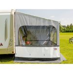 Panel lateral Side W Pro F80L XXL gris claro y oscuro con ventana de Fiamma