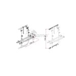 Kit barras para portabicicletas DJ Ducato >06 for CB DJ Deep Black de Fiamma - Imagen 3