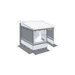 Cerramiento con paneles laterales y frontal Privacy Room CS Light 280 XL de Fiamma - Imagen 2