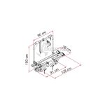 Portabicicletas Carry-Bike Caravan XL A Pro 200 de Fiamma - Imagen 2