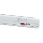 Toldo pared F45s 350 Polar White sin soporte Royal Grey de Fiamma