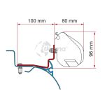 Kit adaptador toldo de Fiamma Campérêve Cap Road