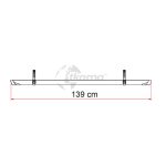 Rail de Fiamma Rail Plus XL para cualquier marca de portabicicletas - Imagen 2