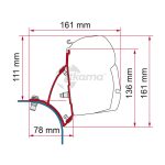 Kit adaptador toldo de Fiamma VW T5 / T6 Lift Roof DB (F45)