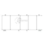 Barra para portaequipaje Roof Rail Ducato H3 RHD de Fiamma