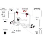 Portabicis Carry-Bike Caravan XL A para dos bicis de Fiamma - Imagen 3