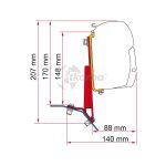 Kit adaptador toldo de Fiamma Ford Custom Lift R L1/L2 DB RHD