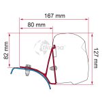 Kit adaptador toldo de Fiamma Trafic/Vivaro/Primastar DB (F43)