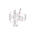 CAP WHITE TAPÓN DE AGUA - Imagen 2