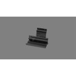 Fiamma kit estribo post. r. rail ducato blk