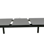 Mesa Extensible Aluminio Y Cristal Sicilia de Chillvert - Imagen 3