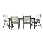 Mesa Extensible Aluminio Y Cristal Sicilia de Chillvert - Imagen 4