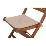 Cojín Silla Cuadrado Gandía Color Camel de Chillvert - Imagen 3