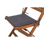 Cojín Silla Cuadrado Gandía Color Antracita de Chillvert - Imagen 5