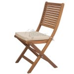 Cojín Silla Cuadrado Gandía Desenfundable Color Camel de Chillvert - Imagen 3