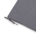 Cojín Silla Cuadrado Gandía Desenfundable Color Antracita de Chillvert - Imagen 2