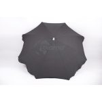 Parasol Gandía Aluminio Color Antracita Diametro 180 Cm de Chillvert
