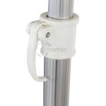 Parasol Hampton Aluminio Color Beige Con Tejido Olefina Diametro 240 Cm de Chillvert - Imagen 3