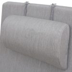 Cojín Tumbona Con Cabezal Pacific Color Gris Piedra Desenfundable Con Tejido Acrílico de Chillvert - Imagen 3