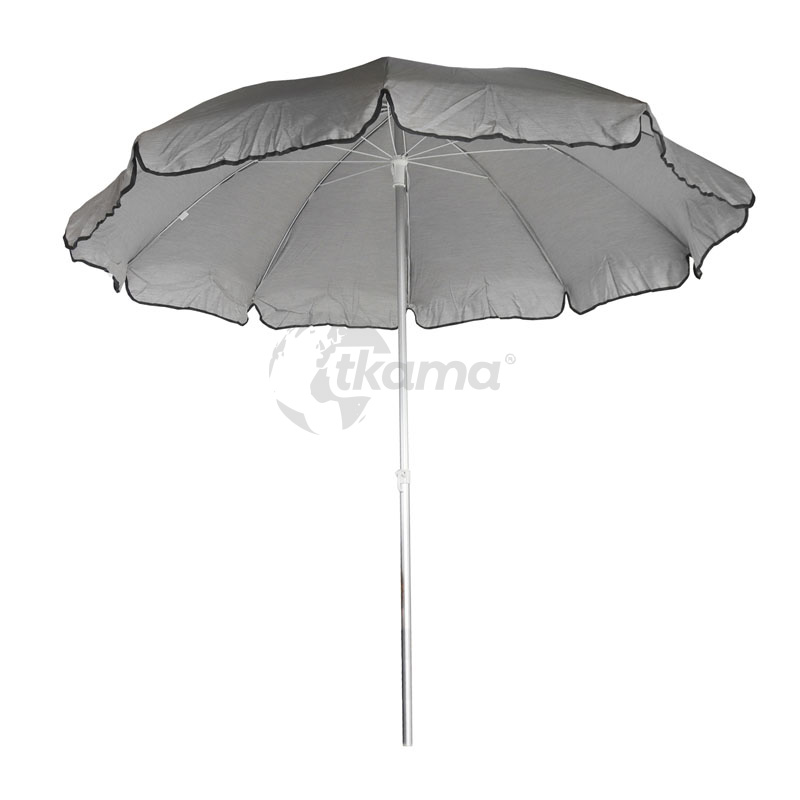 8436038134011.jpg Parasol Pacific Aluminio Color Gris Piedra Con Tejido Olefina Diametro 240 Cm de Chillvert - Imagen 1