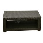 Conjunto Jardín Trento Resina Imitacion Ratan Color Marron Chocolate de Chillvert - Imagen 2