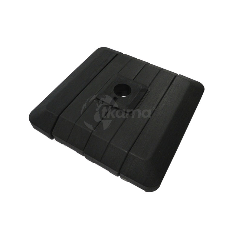 8436038134868.jpg Base Bloque Parasol Plastico Rellenable 4 Piezas Color Negro de Chillvert - Imagen 1