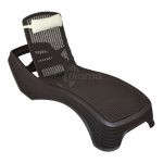 Tumbona Relax Newport Resina Imitacion Ratan Color Marron Chocolate de Chillvert - Imagen 5