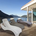 Tumbona Relax Newport Resina Imitacion Ratan Color Beige de Chillvert - Imagen 4