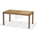Mesa Milan Madera Eucalipto Imitacion Teka de Chillvert