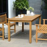 Mesa Milan Madera Eucalipto Imitacion Teka de Chillvert - Imagen 4