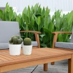 Conjunto Milan Madera De Eucalipto  Imitacion Teka Color Gris  de Chillvert - Imagen 4