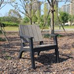 Conjunto Jardín  Siros  Resina Imitacion Madera  Color Antracita Y Beige de Chillvert - Imagen 2