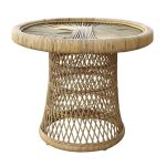 Mesa Parma Redonda Rattan Natural de Chillvert