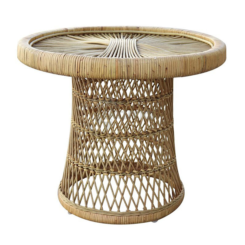 8436038136190.jpg Mesa Parma Redonda Rattan Natural de Chillvert - Imagen 1