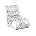 Sillon Tumbona Parma Rattan Natural Color Blanco de Chillvert