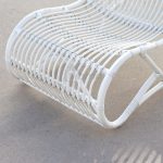 Sillon Tumbona Parma Rattan Natural Color Blanco de Chillvert - Imagen 4